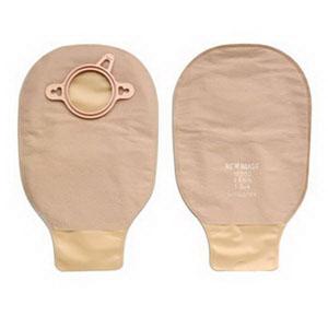 Hollister New Image Clamp Close 9" Beige Drainable Without Filter 2-3/4" Ostomy Pouch - Box of 10