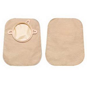 Hollister New Image Closed Pouch 7" Beige Without Filter ,1-3/4" Flange - Box of 30