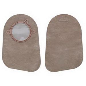 Hollister New Image Closed Pouch 9" Beige With Filter , 1-3/4" Flange - (Replaces Hol 18332) - Box of 30