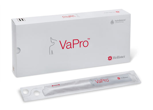 Hollister Vapro Standard Hydrophilic Intermittent Catheter 8" - 14 Fr - Box of 30