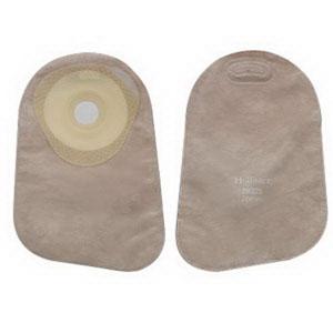 Hollister Premier One-Piece Flat Skin Barrier 9" Closed Pouch Beige Softflex,With Filter Pre-cut 1-3/8" - Box of 30