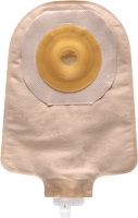 Hollister Premier One Piece Urostomy, Flextend 9" Pouch , With Convex, Pre-cut, 7/8",Beige - Box of 5
