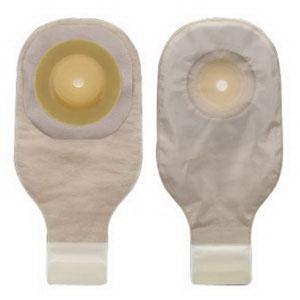 Hollister Premier 1pc Convex Barrier Lock N Roll Close 12" Drain Pouch Cut-to-fit 1-1/2" With Tape Border - Box of 5