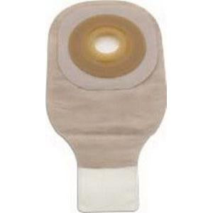 Hollister Premier 1pc Convex Barrier 12" Drain Pouch Clampclose Transparent Pre-cut 1-1/8" Tapered Border - Box of 5