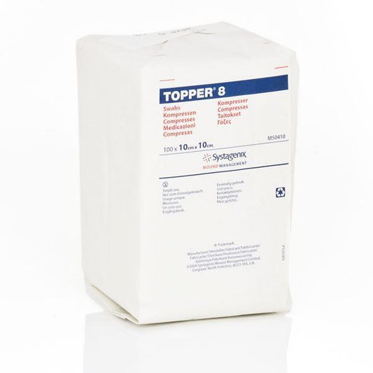 Solventum Bx\100 Topper 8 Swabs (4 Ply, Non-Sterile) 10 cm x 10 cm