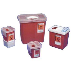 Cardinal Health Sharpsafety Large Volume Sharps Containers 2.2 Quart,Red - Each
