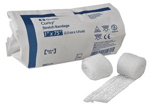 Covidien / Medtronic Curity Conform Stretch Gauze Bandage Sterile 3" x 75" Low-Lint Cotton/Poly Blend Latex-Free - Box of 12