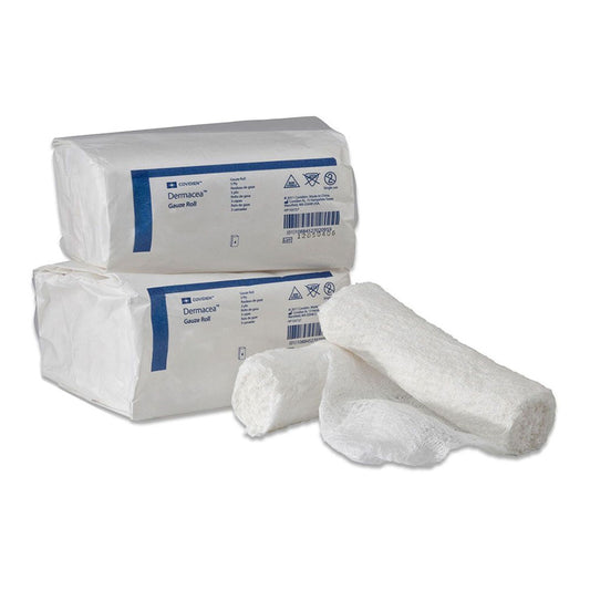 Covidien / Medtronic Dermacea Fluff Roll 4" x 4 yd 2-Ply Sterile - Each