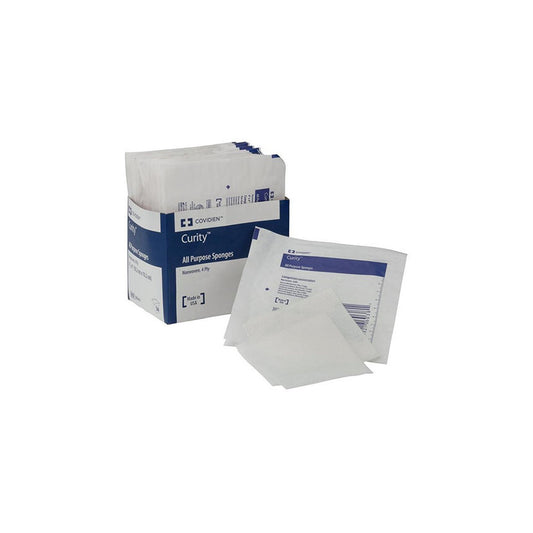 Covidien / Medtronic Versalon Nonwoven All-Purpose Sponges, 4in x 4in, 4 Ply - Box of 50