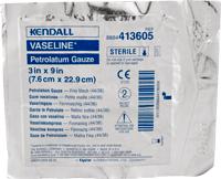 Covidien / Medtronic Vaseline Petrolatum Gauze, 3in x 9in, Sterile, Non-Adherent. - Box of 50