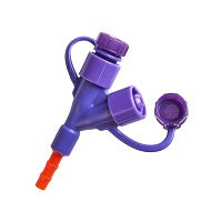 Covidien / Medtronic Kangaroo Enfit Y-Port/Peg Adapter 16 Fr Non Sterile-Orange Polyurethane - Each