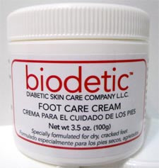 Land Pharmaceuticals Biodetic Diabetic Foot Cream 100g Jar - Each