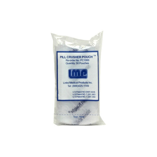 Manrex Silent Knight Pill Crusher Bags. - Box of 1000