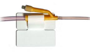 M.C. Johnson Cath-Secure Multi-Purpose Tube Holder 2 1/2in Wrap Tab, 3in x 1 3/4in W Base - Each