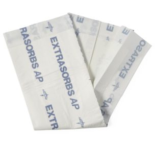 Medline Extrasorb Air Permeable Disposable Underpad For Lal Surface Use 30"X36" (Extrasrb3036a) - Case of 70