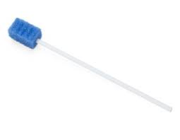 Medline Dentips 6" Disposable Oral Swab, Untreated, Blue,Individually Wrapped - Box of 250