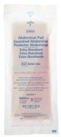 Medline Abdominal Pad 8" x 10" Sterile - Box of 18