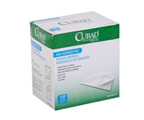 Medline Non-Adherent Telfa Pad 3" x 4" Sterile - Box of 100