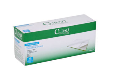 Medline Non-Adherent Telfa Pad 3" x 8" Sterile - Box of 50
