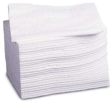Medline Medline Deluxe Dry Disposable Washcloths, White 10" x 13". - Case of 500