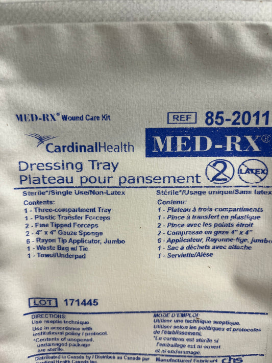 Med Rx Dressing Tray 85-2011 — Each — product image