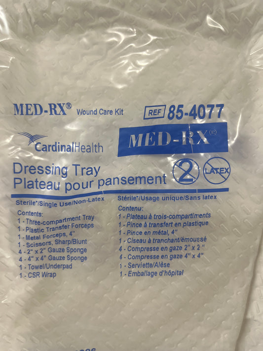 Med Rx Dressing Tray 85-4077 — Each — product image