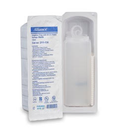 Medline Alliance 60cc Piston Irrigation Tray With 500cc Graduated Container, Sterile - Each