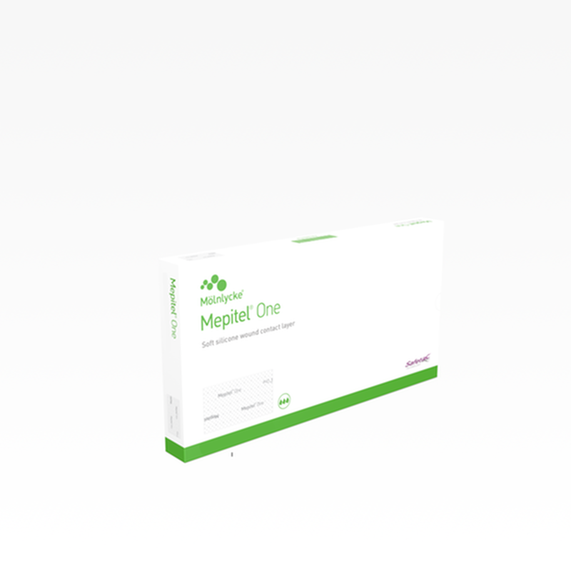 Molnlycke Mepitel One Dressing, Size 7.5 cm x 10 cm - Box of 10