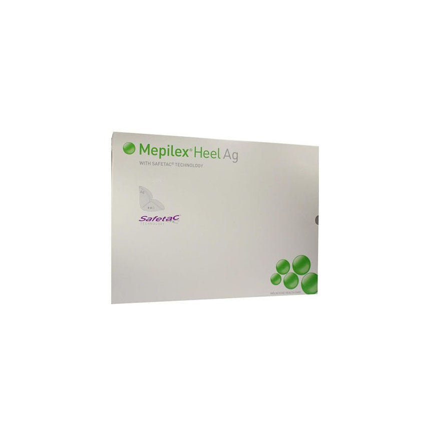 Molnlycke Mepilex Heel Ag Dressing, 13 cm x 20 cm - Box of 5