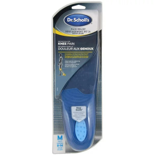 Dr. Scholl's Knee All-Day Pain Relief Orthotics, Men, Size 8-14