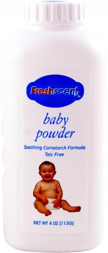 Ndc Inc Baby Powder Corn Starch, 4oz, Talc Free - Each