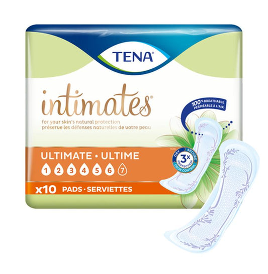 Tena Tena Intimates Ultimate Pads With Adhesive Strip Triple Protection 16" - Case of 40