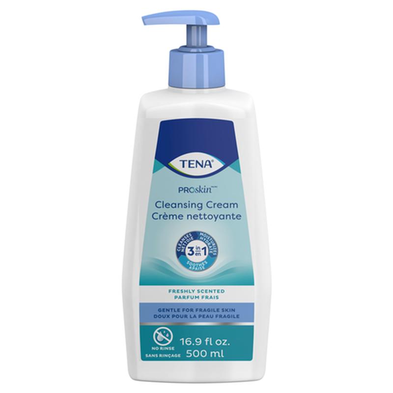 Tena Tena Proskin Cleansing 3 in 1 Cream, 500 mL, Pump - Each