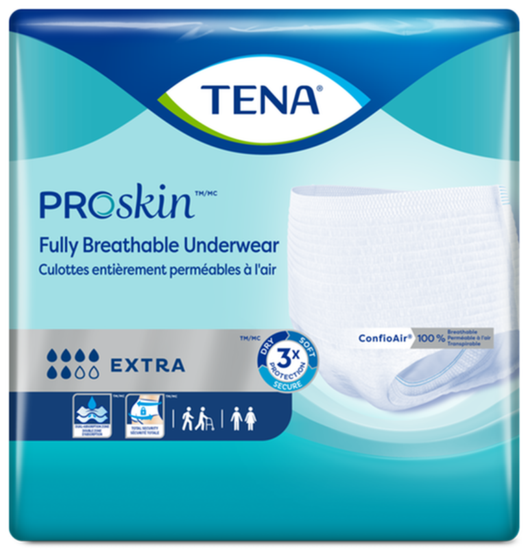 Tena Cs/4pkg (16/Pkg) Tena Protective Underwear Extra, Large Size 45in-58in