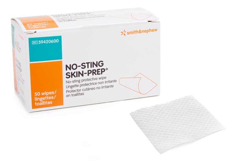 Smith & Nephew No Sting Skin-Prep Wipes - Box of 50