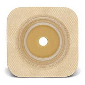 Convatec Natura Durahesive Flex Barrier,Flange 4x4" 1-3/4"Tan - Box of 10