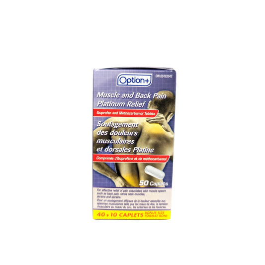 Option Plus Muscle and back pain platinum relief