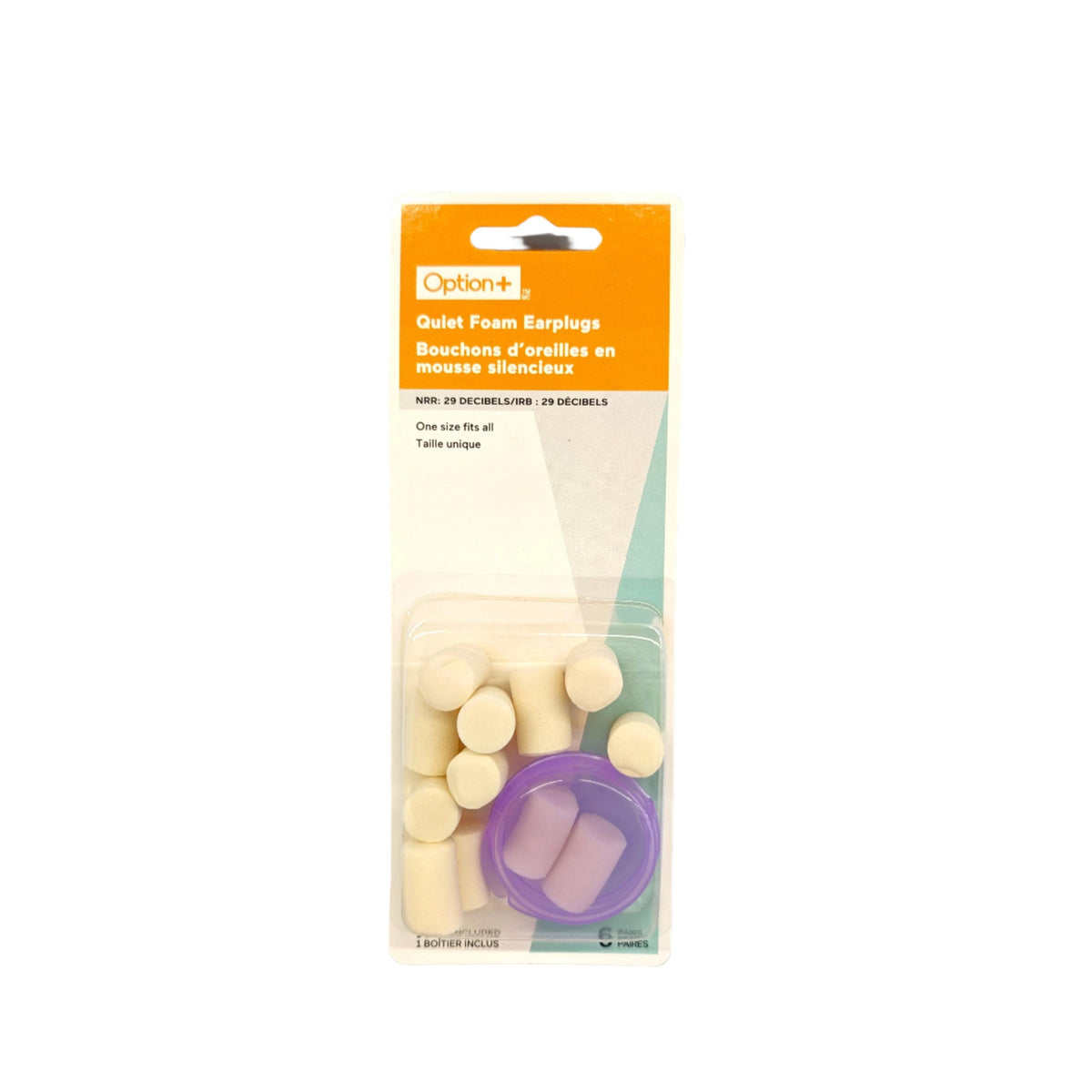 Option Plus Quiet Foam Earplugs