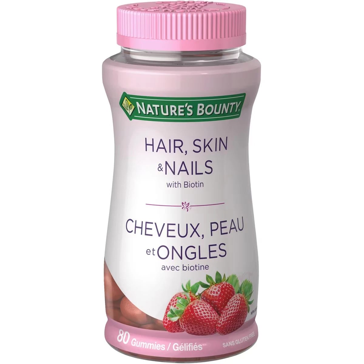 Natures Bounty Hair, Skin & Nails with Biotin Supplement Gummies view 2