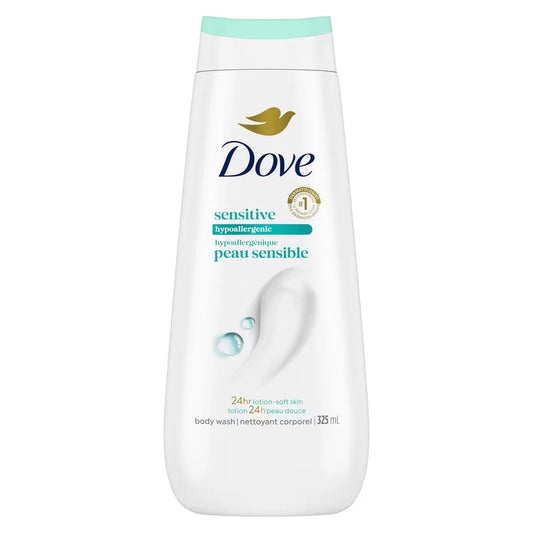 Dove Sensitive Skin Body Wash for renewed, 325 ml front package