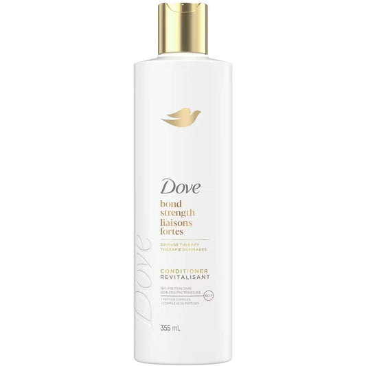 Dove Bond Strength Conditioner for Chemically Treated Hair, with Liquid Bio-Protein Care technology, 355 ML front package