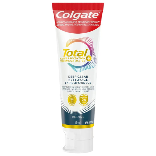 Colgate Total Active Prevention Plus Deep Clean Toothpaste, Mint product detail