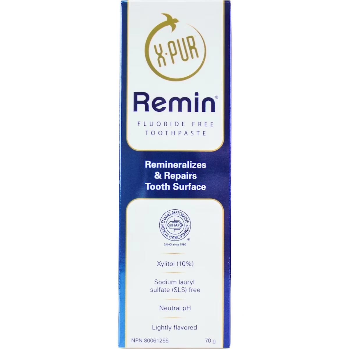 X-PUR Remin Hydroxyapatite toothpaste view 2