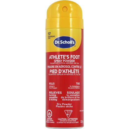 Dr. Scholl's Athlete's Foot Spray Powder front package