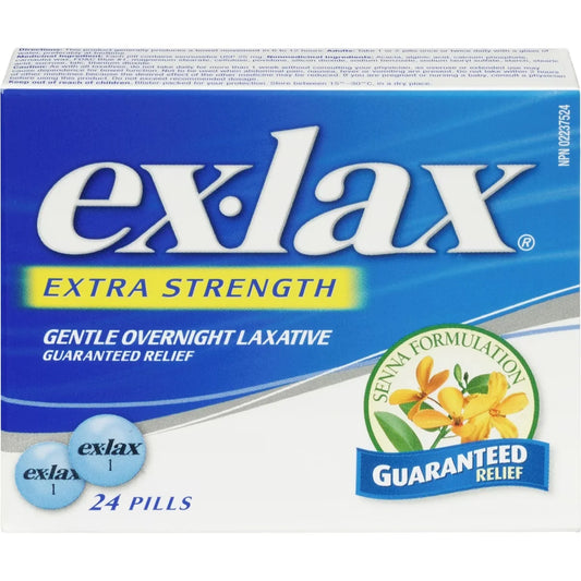 Ex-Lax Extra Strength Pills front package
