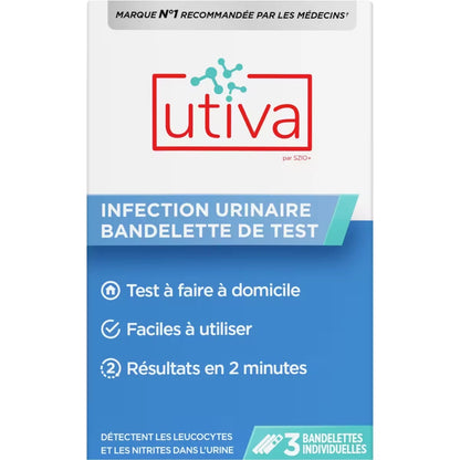 Utiva UTI Test Strips front package