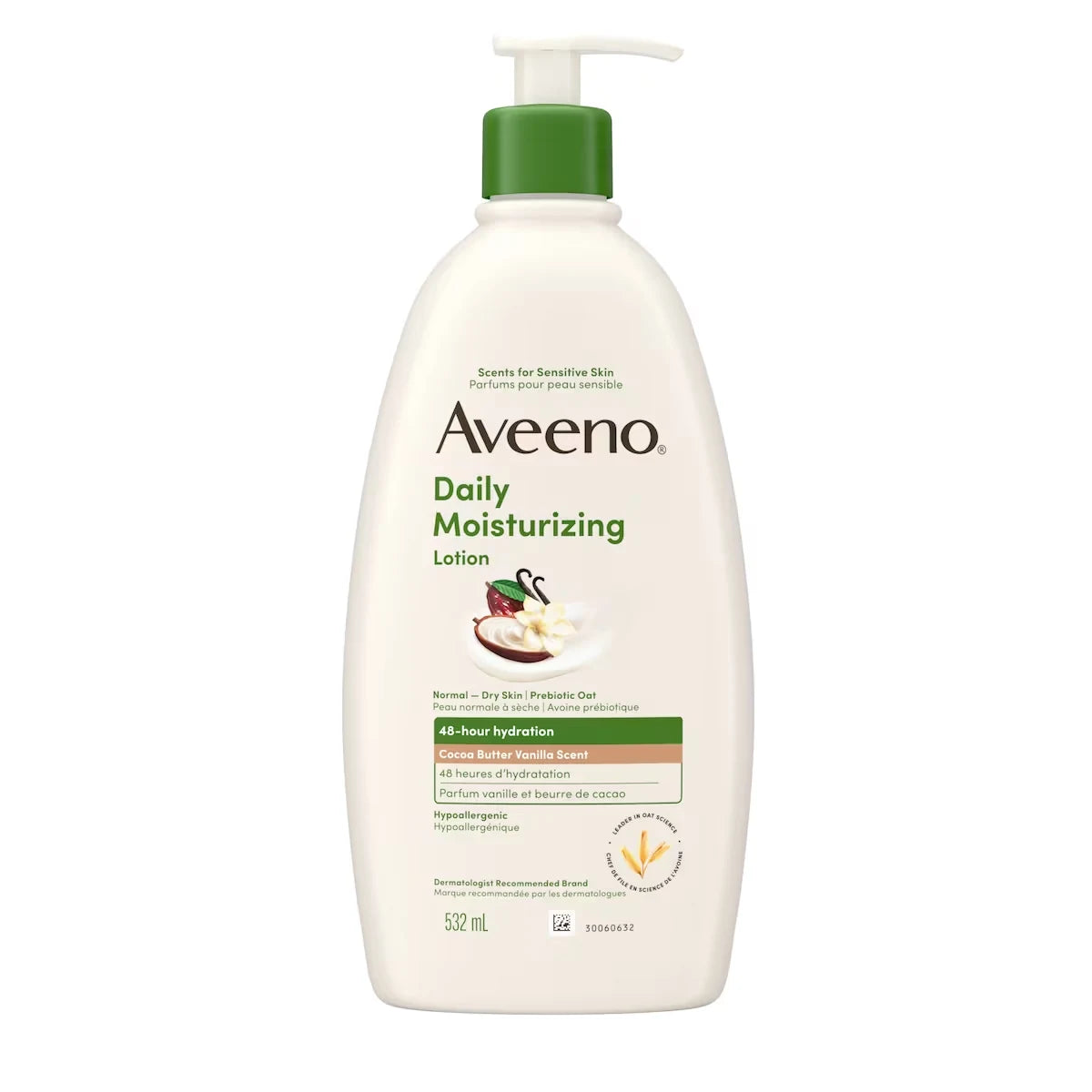 Aveeno Daily Moisturizing Body Lotion, Cocoa Butter Vanilla Scent product image