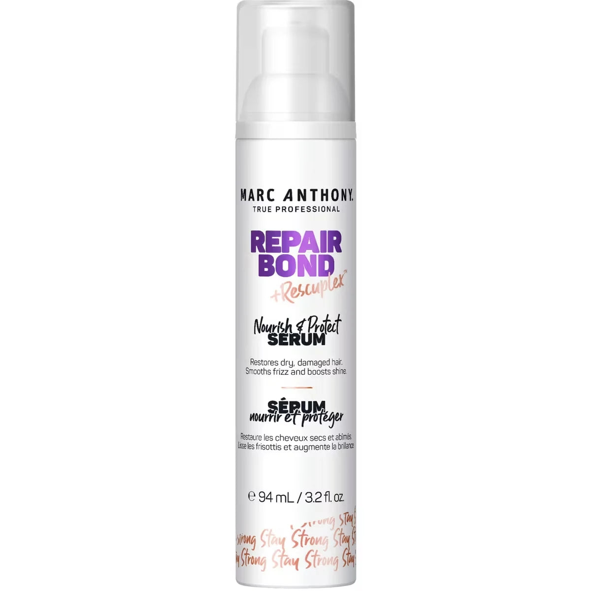 Marc Anthony Repair Bond +RescuplexTM Nourish & Protect Serum front package