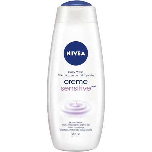 Nivea CrMe Sensitive Body Wash front package