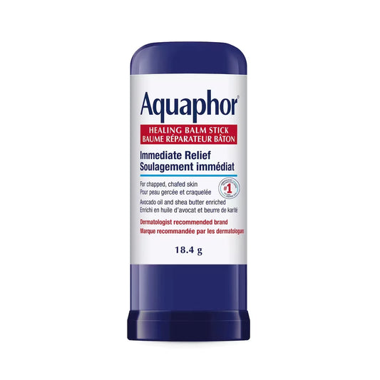 Aquaphor Healing Balm Stick for Chapped, Chafed Skin with Avocado Oil and Shea Butter product package